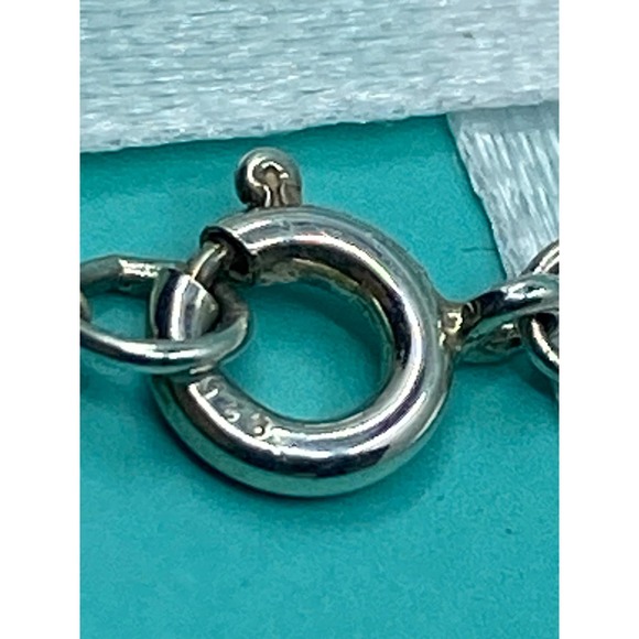 Tiffany & Co Elsa Peretti Sterling Silver Infinity Cross Pendant Necklace - Picture 9 of 12